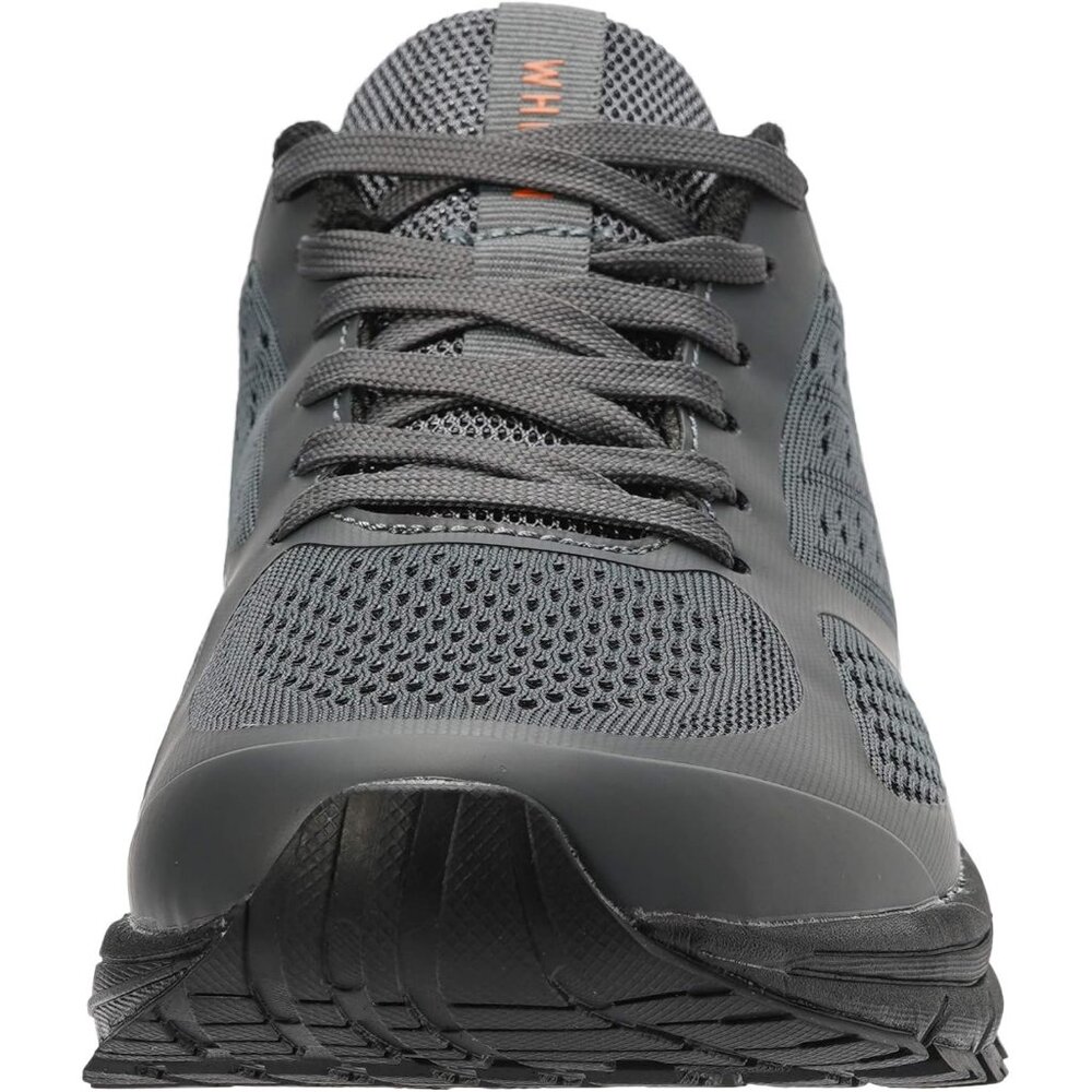 Men's Dark Gray Running Walking Supportive Jogging Athletic Sneakers Shoes - Picture 5 of 6